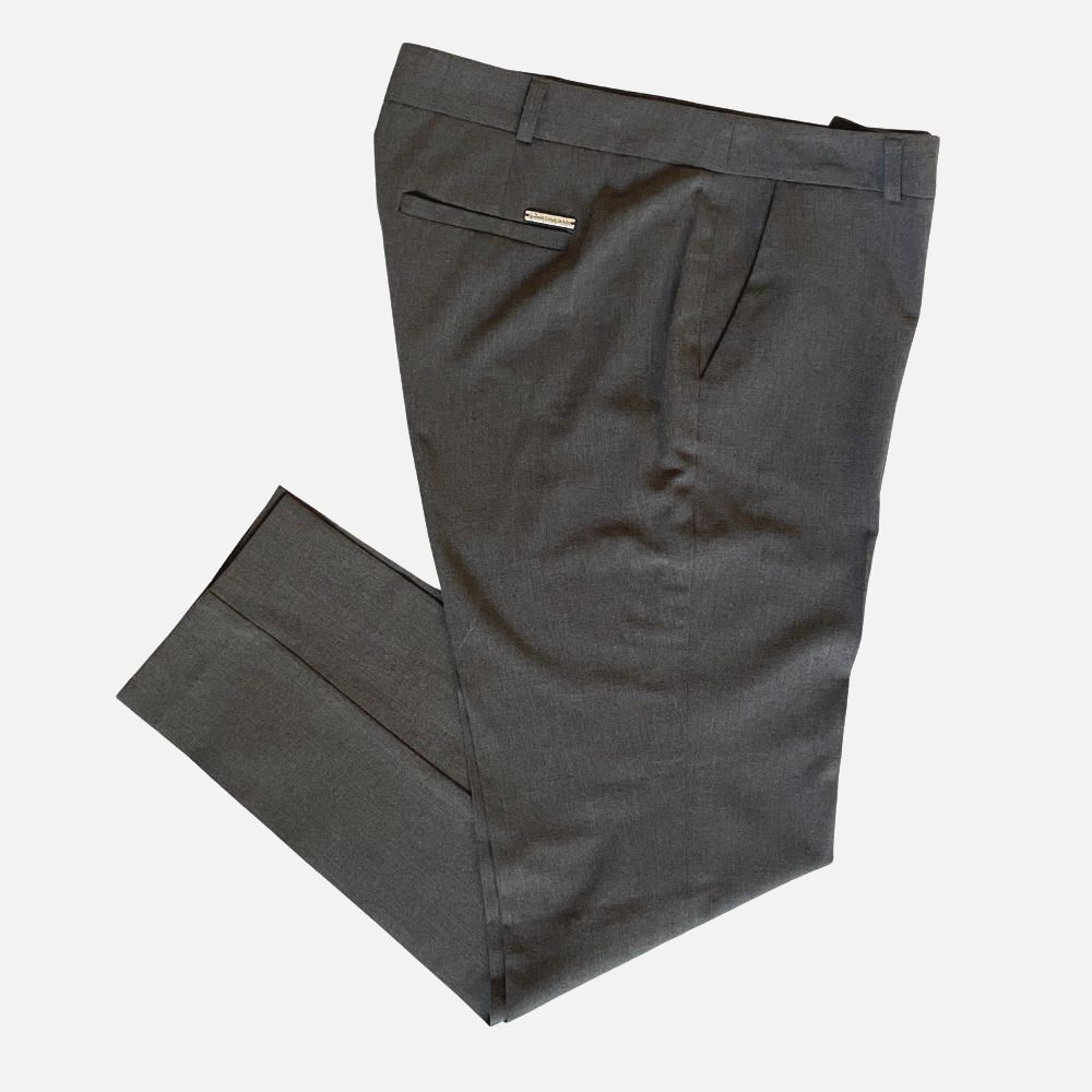 Michael Kors Womens Pants Size 8 Belt Loops Pockets Gray Office Business